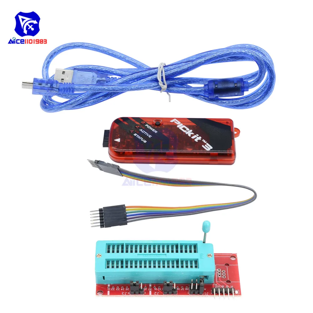 Эмулятор программного обеспечения diymore PICKIT3 отладчик перемычка провод мини USB