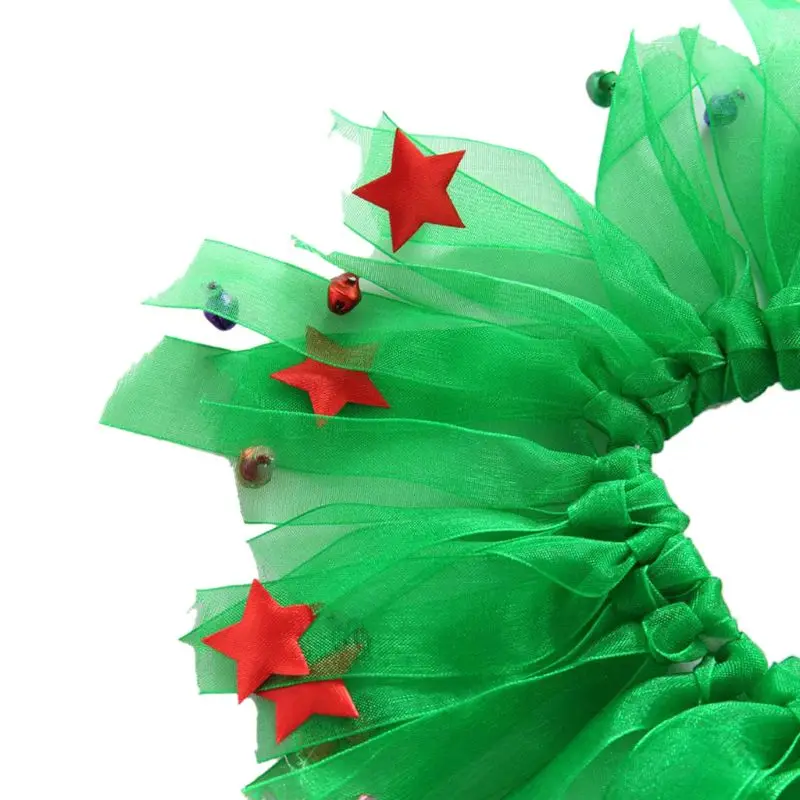 5 шт. ошейник кольцо Рождество Блестящий Pom декоративный ошейник для собак фестивальный комплект для домашних животных