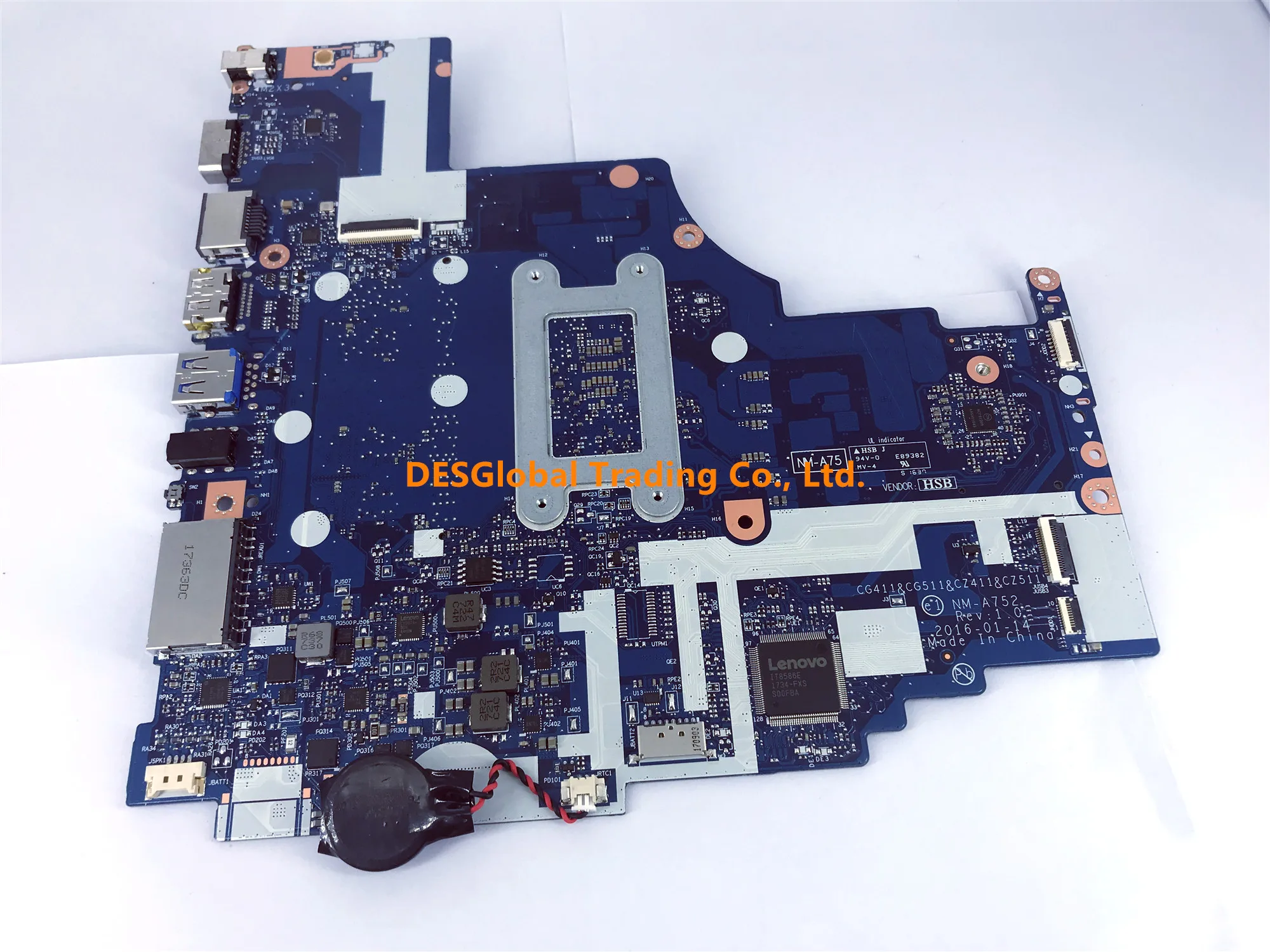 price reduction  For LENOVO IDEAPAD 310-15ISK Laptop Motherboard CG411 CG511 CZ411 CZ511 NM-A752 I3-6100U Mainboard 