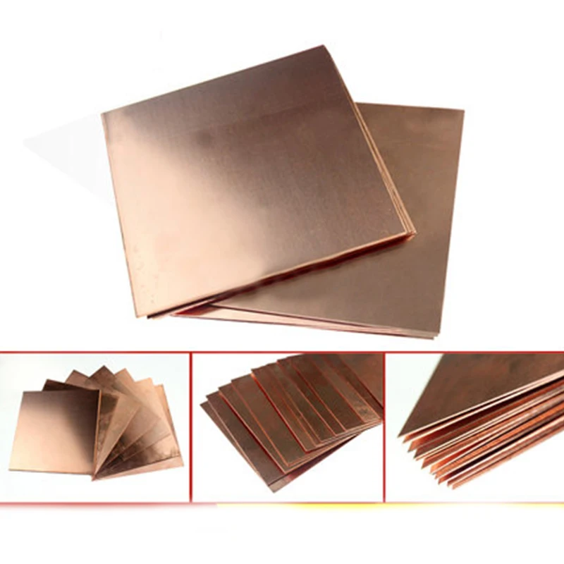 Copper Metal Sheet Plate Copper Sheet Copper Strip Titanium Plate Sheet 1PCS