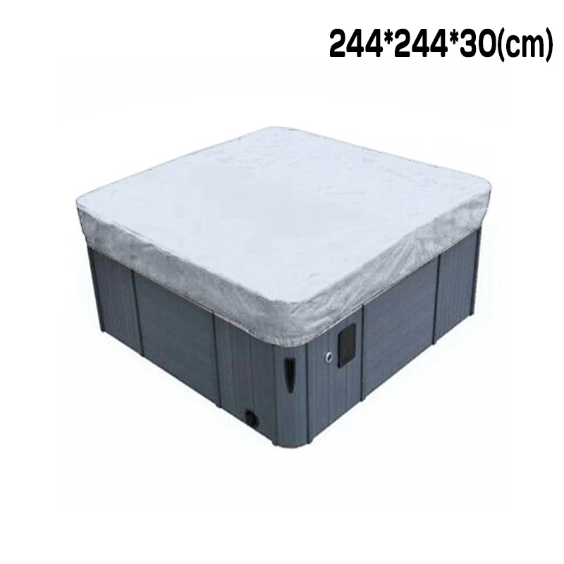 

durable and practical to use Outdoor Hot Tub Spa Waterproof Dust-proof Cover Polyester Fiber Sunshade
