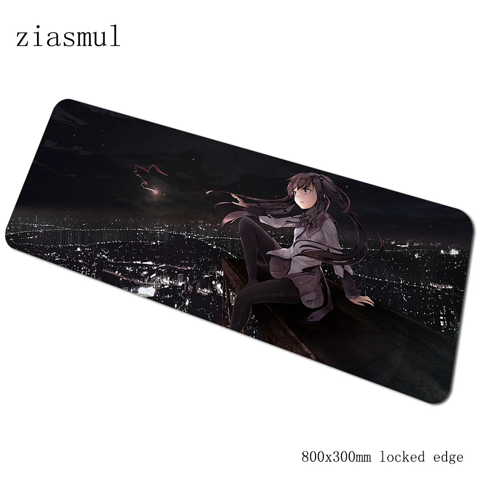 Homura Akemi коврик для мыши 800x300x3 мм Лидер продаж Коврик для мыши notbook компьютерный коврик для мыши игровой коврик для мыши высококлассный геймерский коврик для клавиатуры - Цвет: size 800x300x3mm