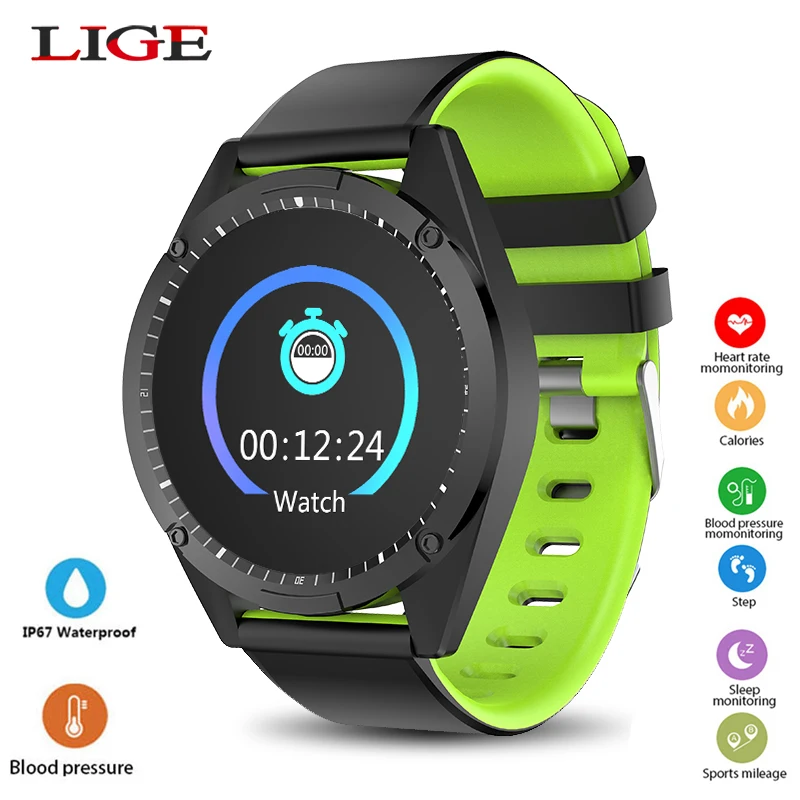 Умные часы для мужчин и женщин смарт браслет светодиодный экран монитор