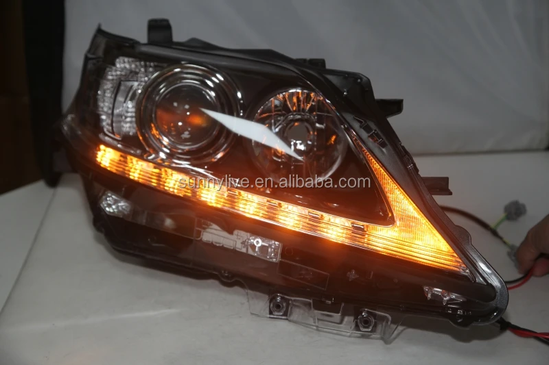 Течёт светодиодный поворотная головка лампы с проекционным объективом для Lexus RX270 RX350 RX450H NON AFS car 2012