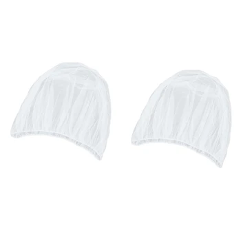 

2 Pcs Baby Mosquito Net Fit for Strollers Carriers Ultra Fine Mesh Protection Against Mosquitoes Bees Flying Insects