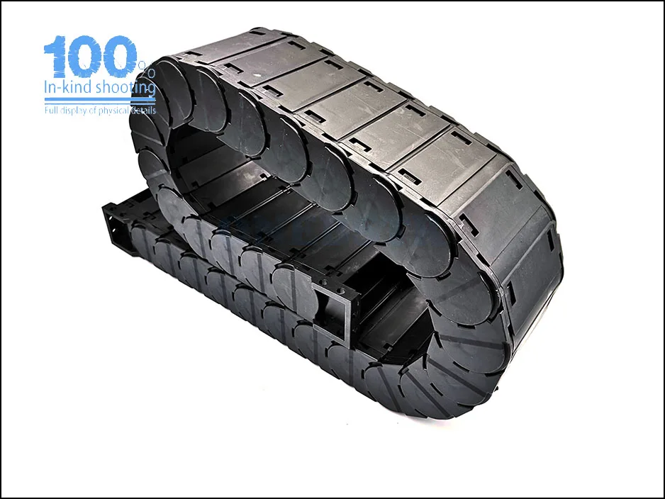 1 Meter D30x75mm Drag Chain Wire Carrier Cable Low Noise Closed Type Open On Both Sides CNC Router Machine Tools Free Shipping seiko print head