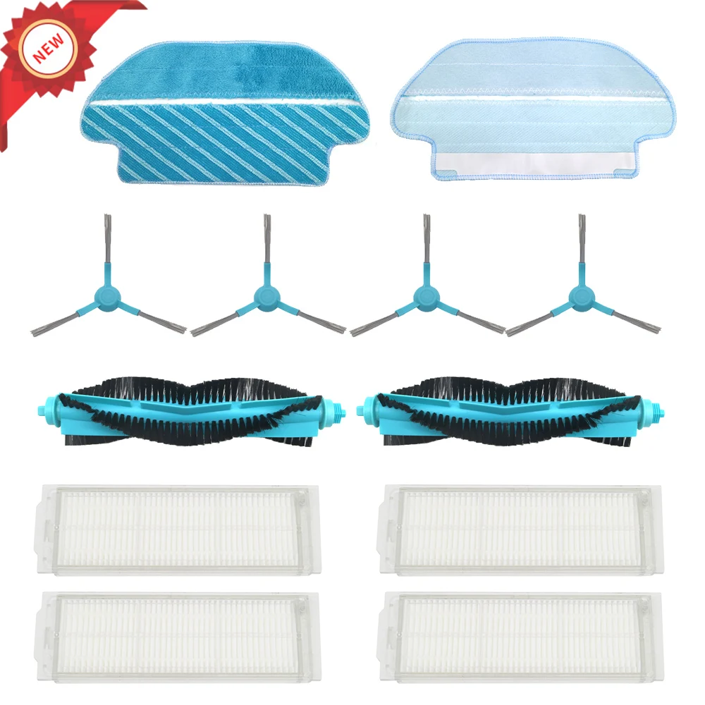 

HEPA Filter Roller Brush Mop Pads Cloth for Cecotec Conga 3290 3490 3690 Vacuum Cleaner Spare Parts Side brush Proscenic M7