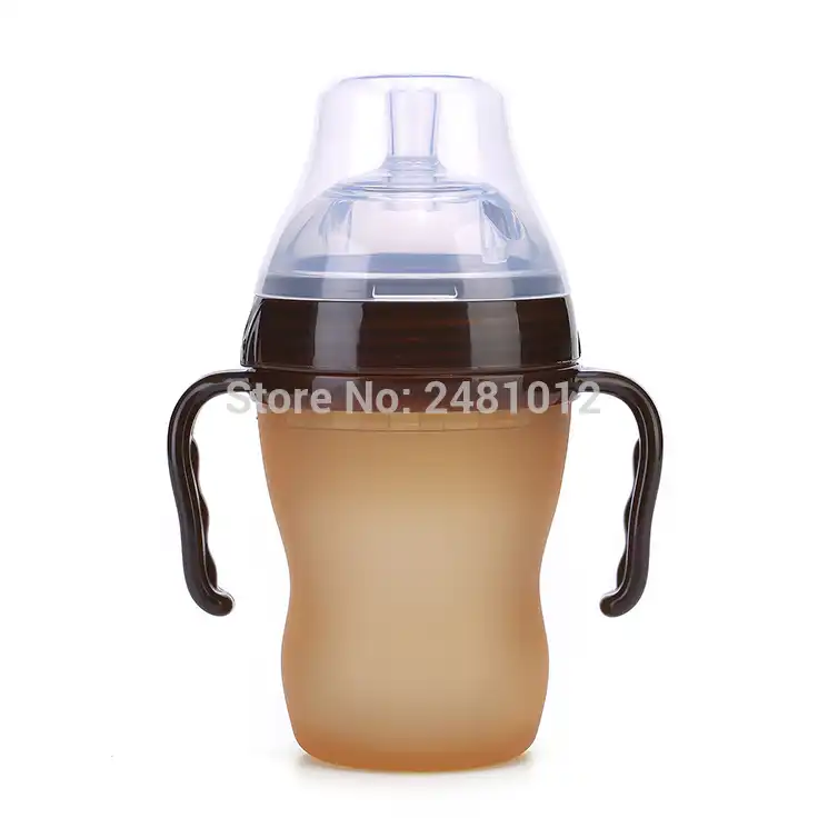 silver feeding bottle for baby