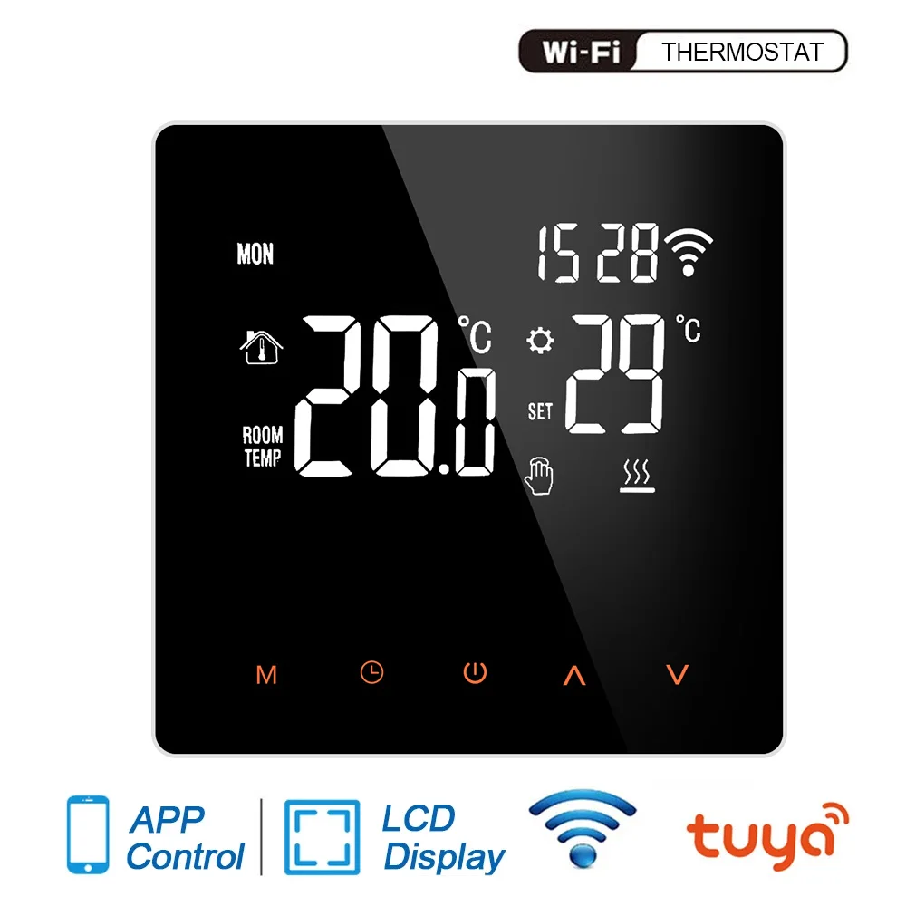 

Touch Screen LCD Display Normal/WiFi Smart Thermostat For Electric Floor Heating Water/Gas Boiler Temperature Remote Controller