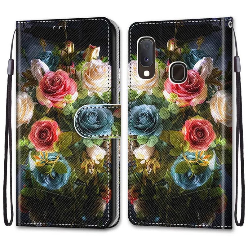 samsung silicone case a20e case On for capa Samsung Galaxy A20 e A 20e SM-A202F/DS SM-A202FD cover for Samsung A20S A207 m20 flip wallet leather funda kawaii samsung phone cases