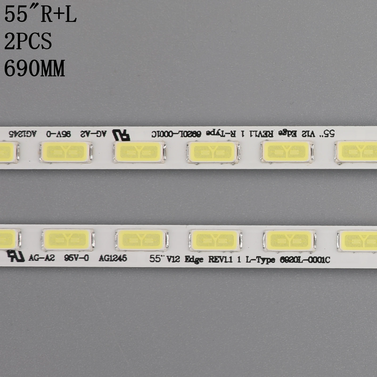 ο LED Ʈ 55 V12 Edge REV1.1 L R  6920L-0001C 6916L0781A 6922L-0005A  6922L-0006A 66LED 690MM