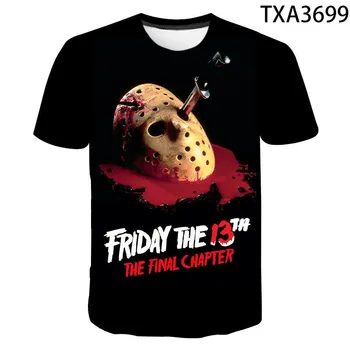 

New Summer Friday The 13th Fashion 3D Printed T Shirt Streetwear Men Women Children Short Sleeve Boy girl Kids Casual Top Tees