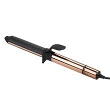 Portable High-End Electroplating Rose Gold Lcd Hair Curler Egg Roll Big Wave Curler Pear Flower Perm Curler