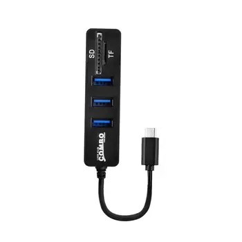 

USB Hub Combo 3 Ports High Speed USB 2.0 Hub Splitter Multi USB Combo 2 In 1 SD/TF Card Reader For PC Laptop Computer