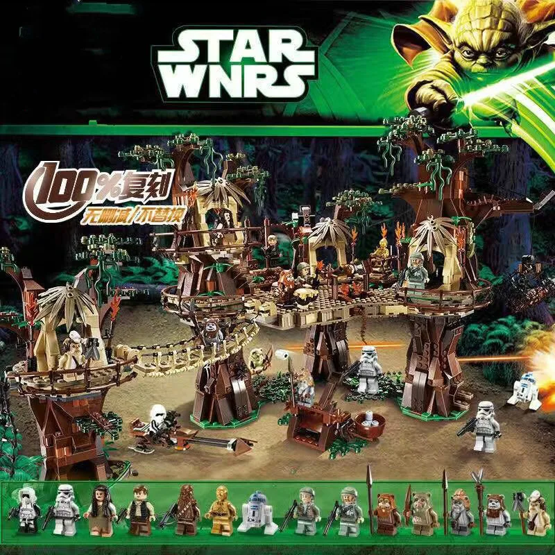 

Star Toys Wars Compatible 10236 Ewok Village Wars Set Building Block Bricks Kids Toys for children Education Christmas Gifts