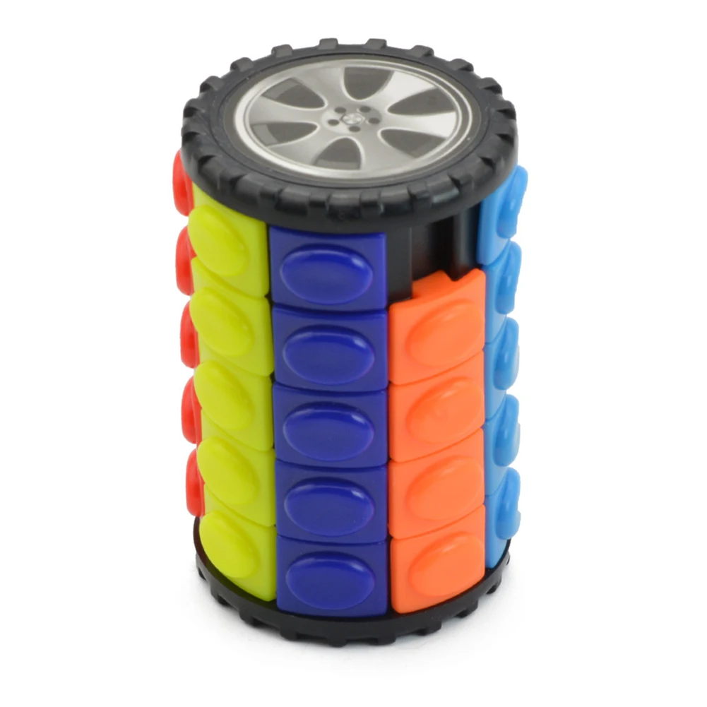 

Corn Shape Useful Decompression Magic Cube Hand Spin Anti-stress DIY Cylinder Puzzles Toy
