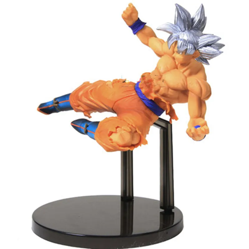 8 дюймовый Дракон мяч Сон Гоку серебряные волосы Супер Saiyan DBZ GK статуя резиновая фигурка героя Коллекция Модель игрушки M2553