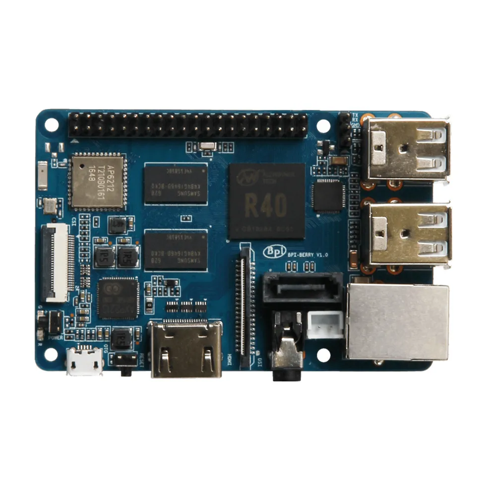 Banana Berry Quad Core Cortex a7 Allwinner V40 Cpu 1g Ddr Mesmo Tamanho Que Raspberry 3 pi Bpi-m2 - Imagem 3