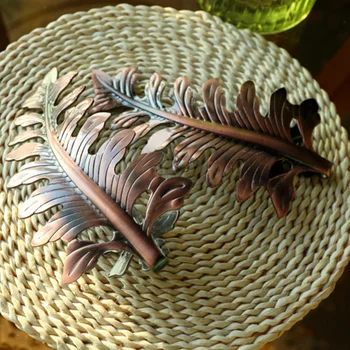 

1pair Wall European Style Decorations Practical Leaves Design Curtain Hook U Shaped Tie Back Durable Fashion Easy Install Holder