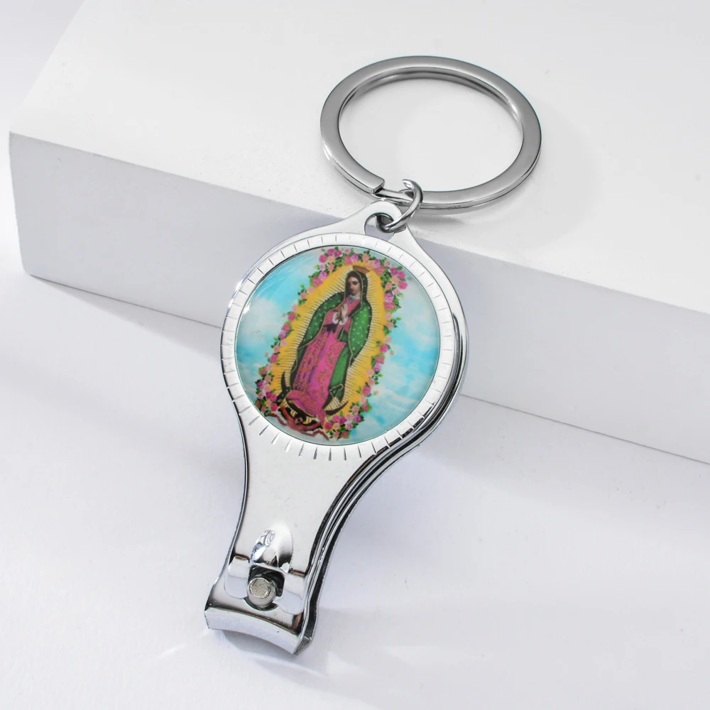 Vicney Christian брелок для ключей I Love Jesus Nail Clipper брелок с открывалкой для пива функциональный брелок подарок религиозный брелок для ключей