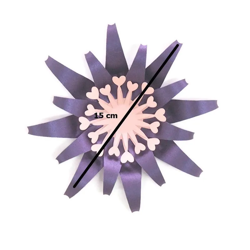 15cm Easy Diy Flores De Papel Para Boda Telon De Fondo