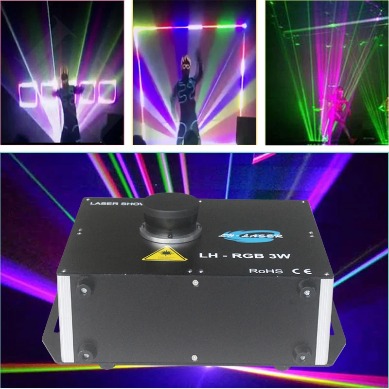 3000 МВт RGB LaserMan анимационное шоу оборудование/DMX ILDA лазер/сценический проектор/dj огни