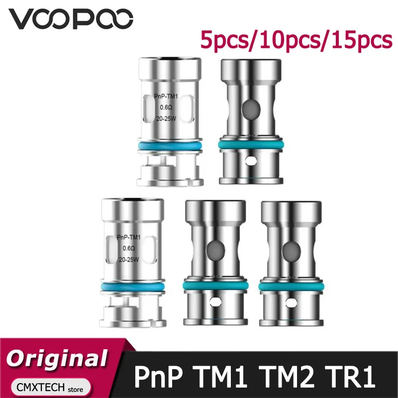 5 шт.-15 шт. Voopoo PnP-TM1 0.6ohm PnP-TM2 0.8ohm PnP-TR1 PnP TM1 TM2 TR1 Coil для VINCI R X Drag S ARGUS GT AIR V.SUIT |