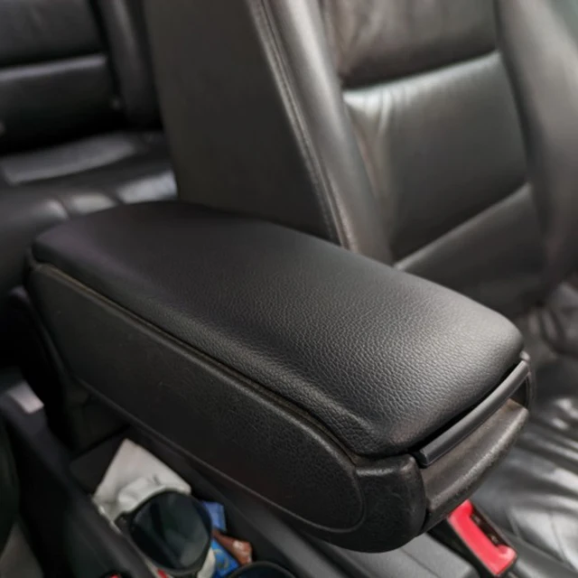 Copri Bracciolo Per Audi A4 B6 B7 2002-2007 | Nero In Pelle Sintetica E ABS | Console Centrale - Foto 7