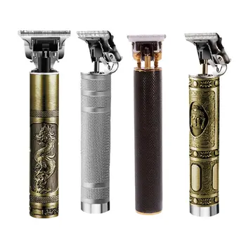 

Rechargeable Electric Hair Clipper Km-1971 Abs Hair Salon Special Barber Oil Head Carving Electric Push Shear 1 Set