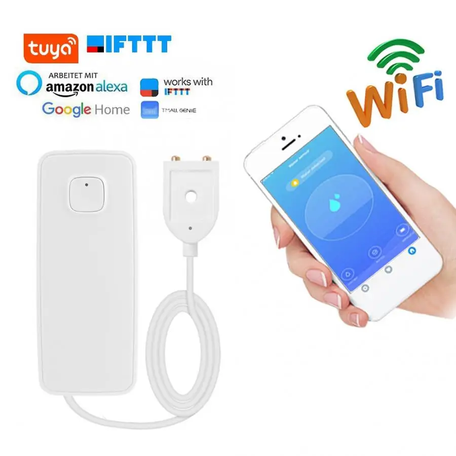 IP67 2,4 ГГц WiFi домашний детектор уровня воды сенсор протечки TUYA дистанционное управление для iOS/Android телефона