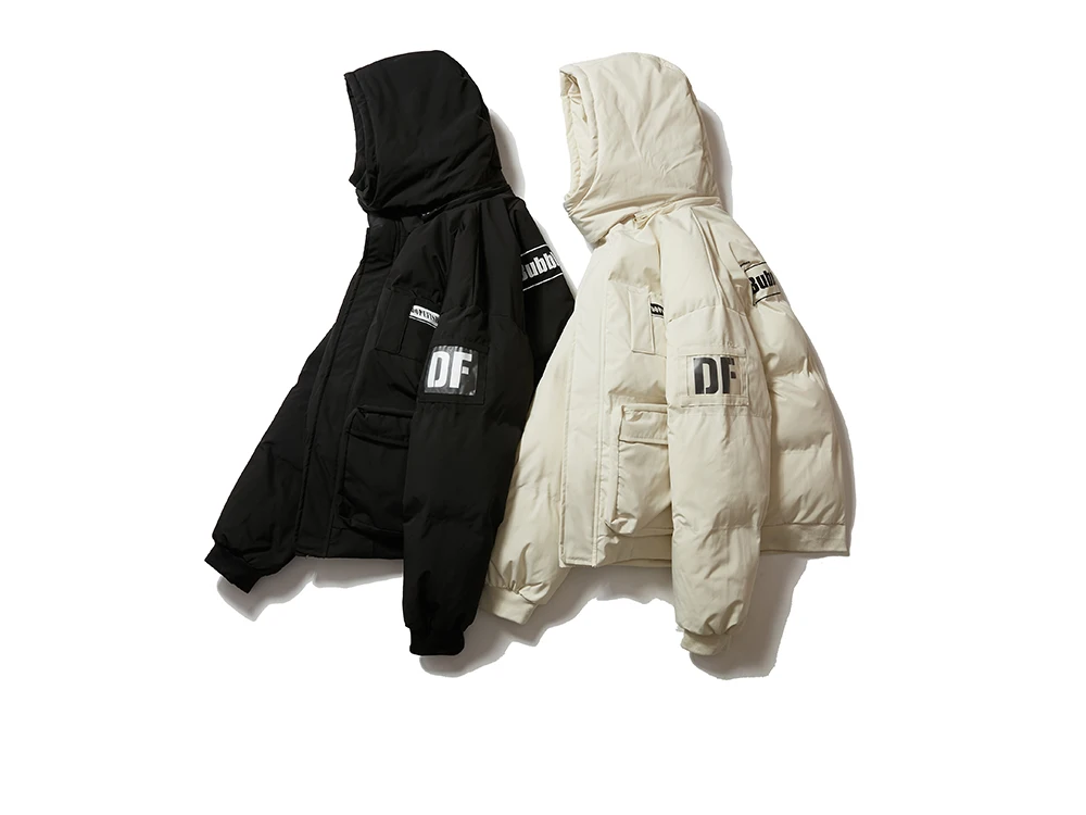 LAPPSTER-Молодежная мужская Японская уличная одежда, зимние куртки, мужская куртка в стиле хип-хоп с пузырьками, Мужская теплая черная модная дизайнерская куртка