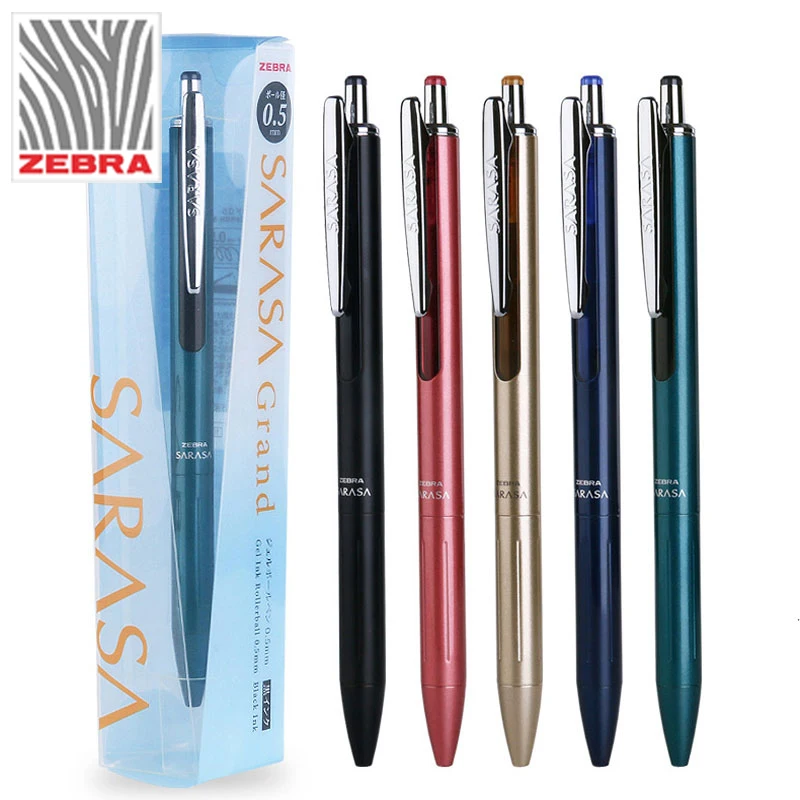 

ZEBRA JJ55 Metal Business Signature Gel Pen Student Exam Pen Limited Edition High-end Pen Gift 0.5mm