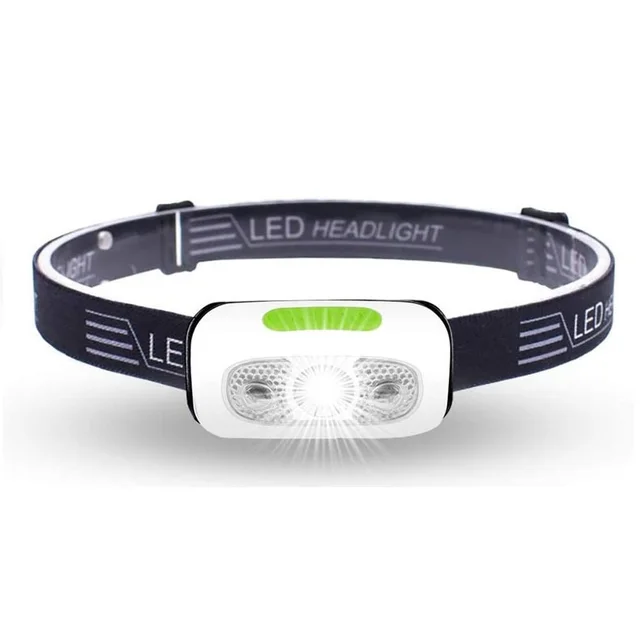 500 Lumen USB Rechargeable Headlamps Motion Sensor Bright LED Running Fishing Headlamp Waterproof Headlight with Infrared Sensor White