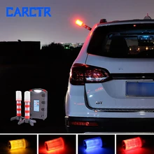 

CARCTR LED Warning Strobe Light Magnetic Bracket Emergency Flashlight Repair Light Malfunction Night Traffic Safety Signal Light
