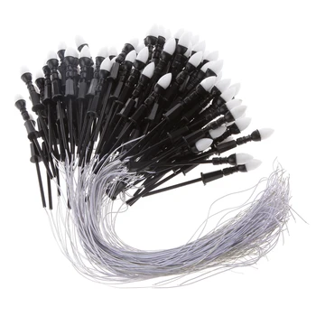 

Pack/100pcs Model HO Railway Train 3V LED T04 Lamppost Street Lights w/ Single Head