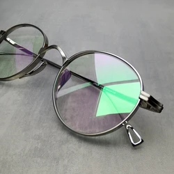 Japanese Handmade Titanium Ultralight Glasses Frame KMN113 Retro Oval Round Men Women High Quality Designer Eyeglasses Frames