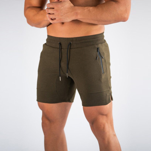 Men's Zip pocket Fitness Gyms Shorts Mens Summer Running Short Pants Male Jogger Workout Beach sport shorts 2021 New