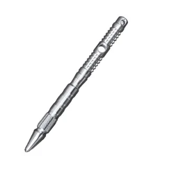 Stylo tactique en acier inoxydable, autodéfense, brise vitre de voiture, stylos d'urgence et de survie utilisés dans la Police EDC avec 2 recharges 
