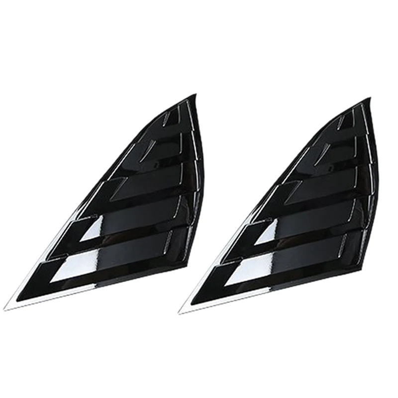 

ABS Look Rear Window Shutter Blinds Cover Trim Rear Sunshade for Side Window for Honda Accord 18-19