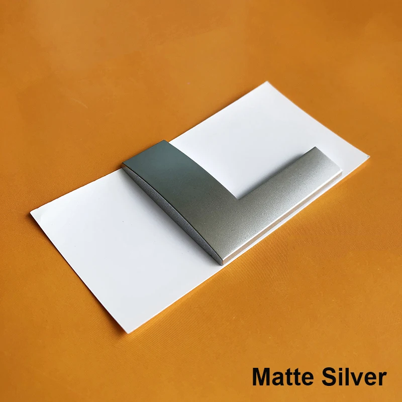 LAND Matte Silver DIY ABS буквенная Эмблема Для Land Range Rover SPORT autobiographia SV VELAR автомобильный Стайлинг Средний капюшон и багажник логотип значок наклейка - Цвет: LAND Matte Silver