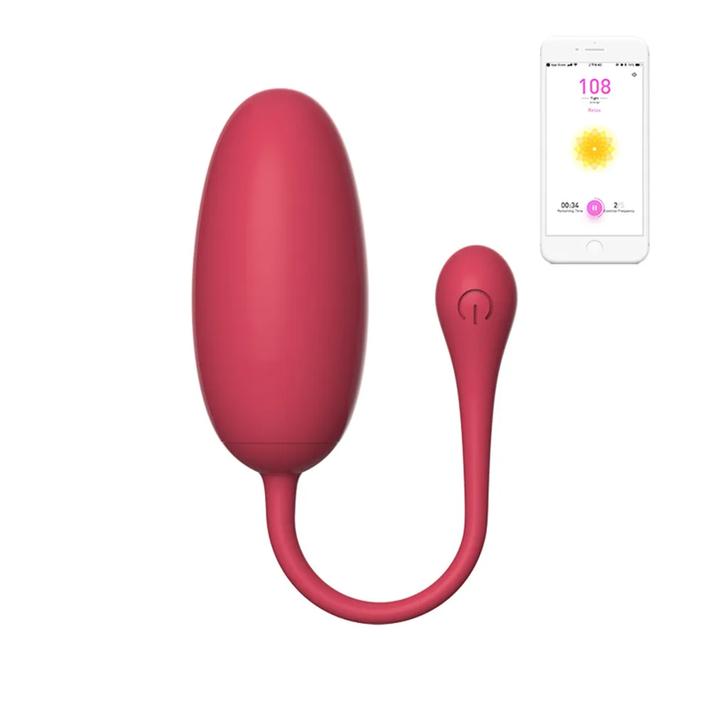 Smart Pressure Testing Kegel Ball APP Control Vaginal Vibrator Silicone Ben Wa Balls Vagina Tighten Exercise Sex Toys for Women