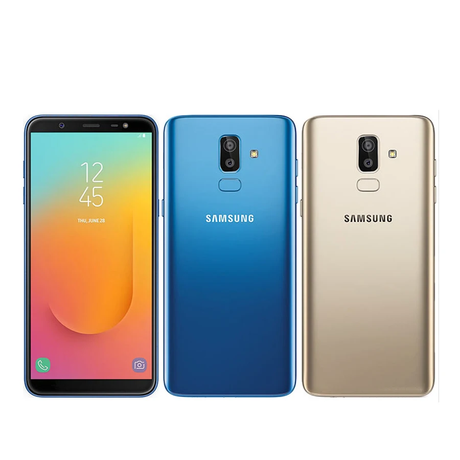 6 дюймов Глобальный samsung Galaxy J8 J810F-DS, 3 Гб оперативной памяти, 32 Гб встроенной памяти, мобильный телефон Snapdragon 450 16MP 5MP 16MP Android с двумя сим-картами 4G смартфон