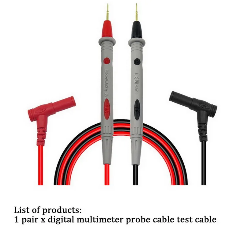 DIDIHOU датчики для мультиметра Сменные иглы тестовые комплекты проводов Щупы для цифрового мультиметра кабель Щупы для мультиметра наконечник провода