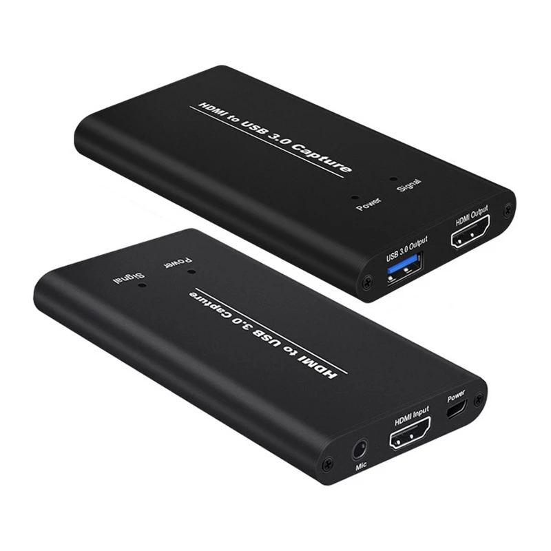 FULL-USB3.0 HDMI 1080P коробка для видеозахвата 5 портов захват HDMI к USB карта для видеозахвата ключ для игры потоковая прямая трансляция Broadca