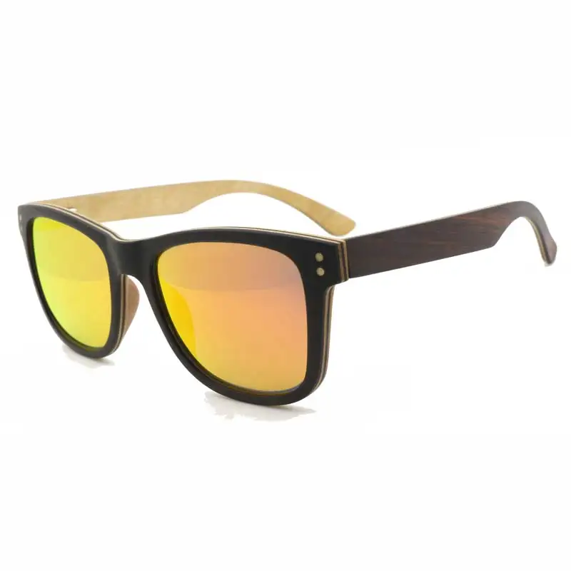 BerWer Real Wood Sunglasses Polarized Wooden Sunglasses UV400 Sunglasses Bamboo Wooden Sunglasses