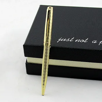 

High-quality luxury brands Gold Platinum stainless steel Business office Medium nib Ballpoint Pen