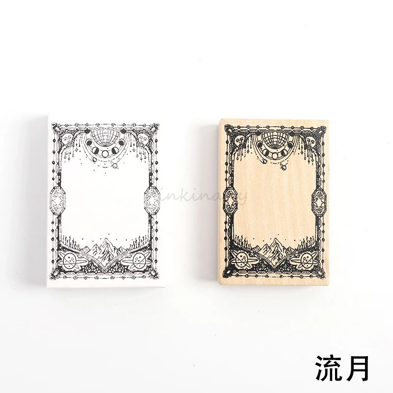 Винтажная граница фон штамп DIY из эвкалипта резиновые штампы для stationery канцелярские принадлежности Скрапбукинг Стандартный штамп - Цвет: 4