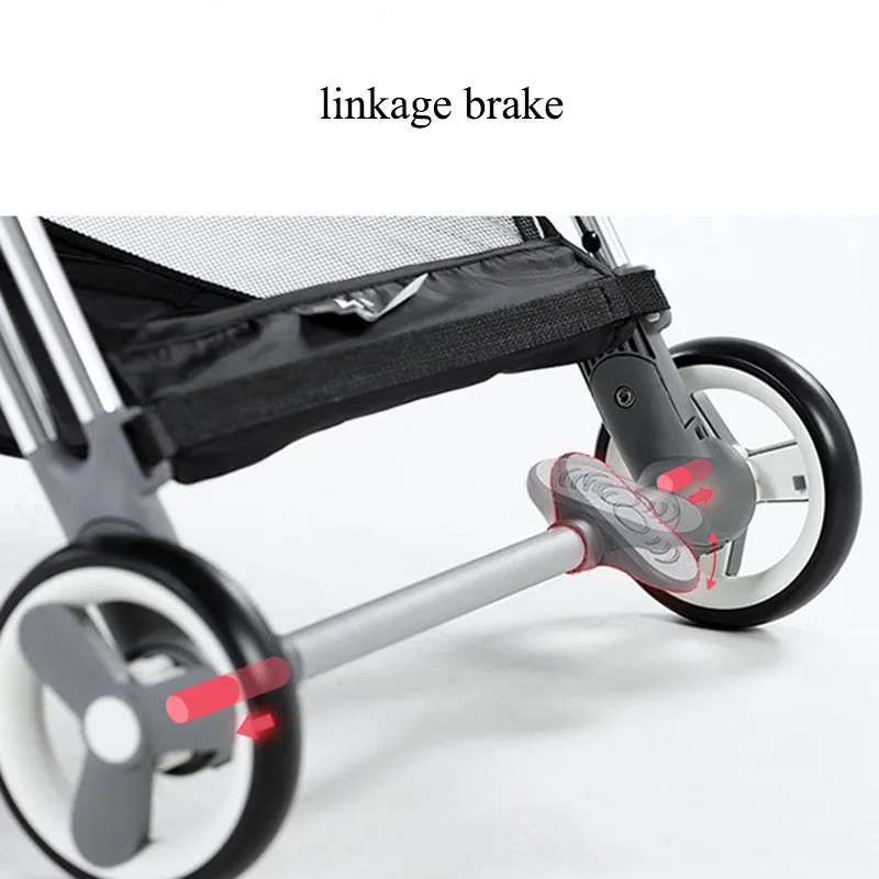 Детская коляска Мини легкая портативная складная детская коляска 2 в 1 детская тележка Новое обновление детская коляска