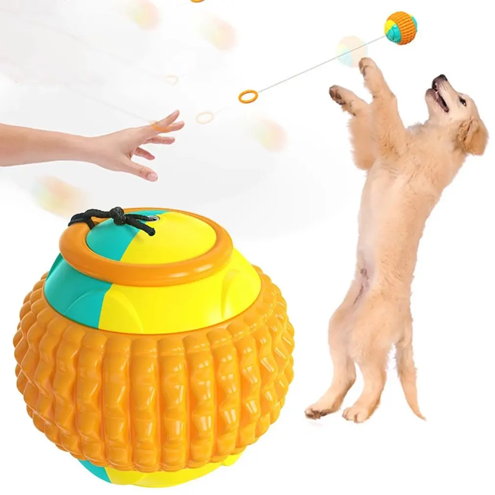 Dog Training Golfer Throws Toy Ball Yo yo Pet Retractable Throwing