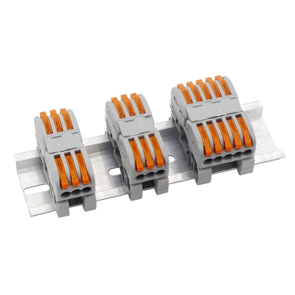 Wire Connector Push-in Terminal Electrico Block Compact Wiring Splicing Conector Eletrico Universal Electrician Tool Set China